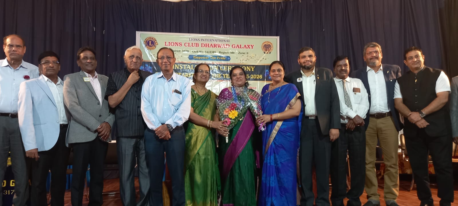 As a Zone Chairperson Zone 2 - LIONS CLUB OF DHARWAD GALAXY