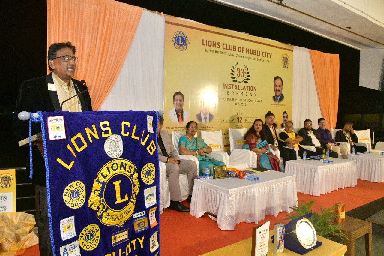As a Zone Chairperson Zone 2 - LIONS CLUB OF HUBLI CITY