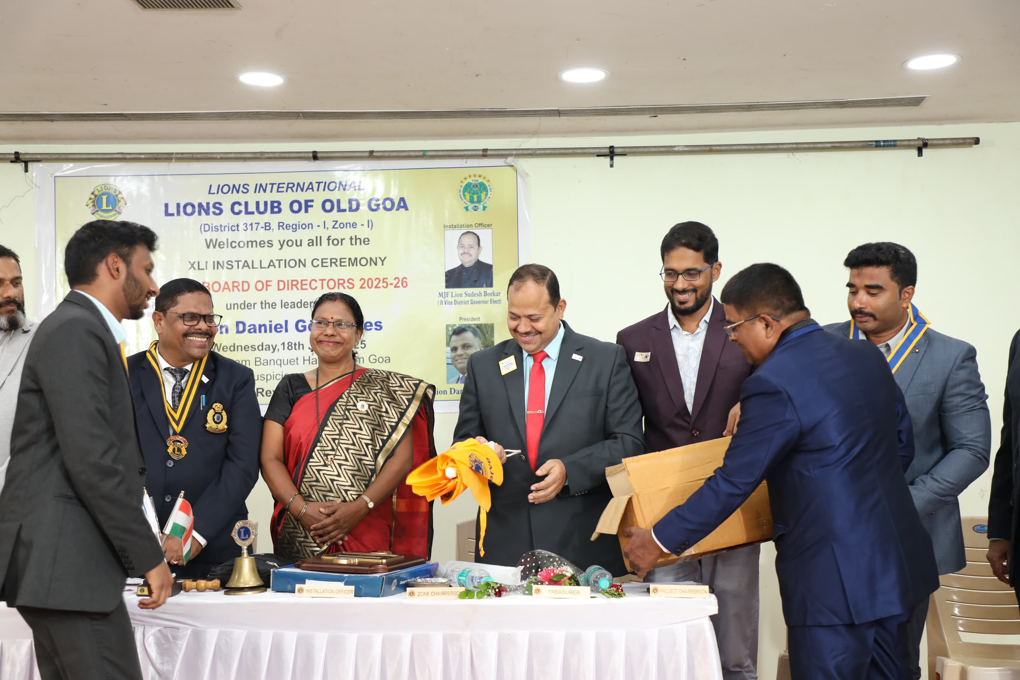 handed over Umbrellas to 50 students of Sundabhai School