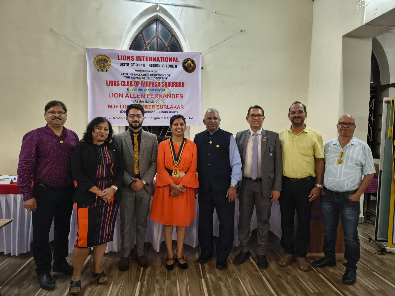 Attended BOD Installation ceremony of Lion's club of Mapusa Suburban