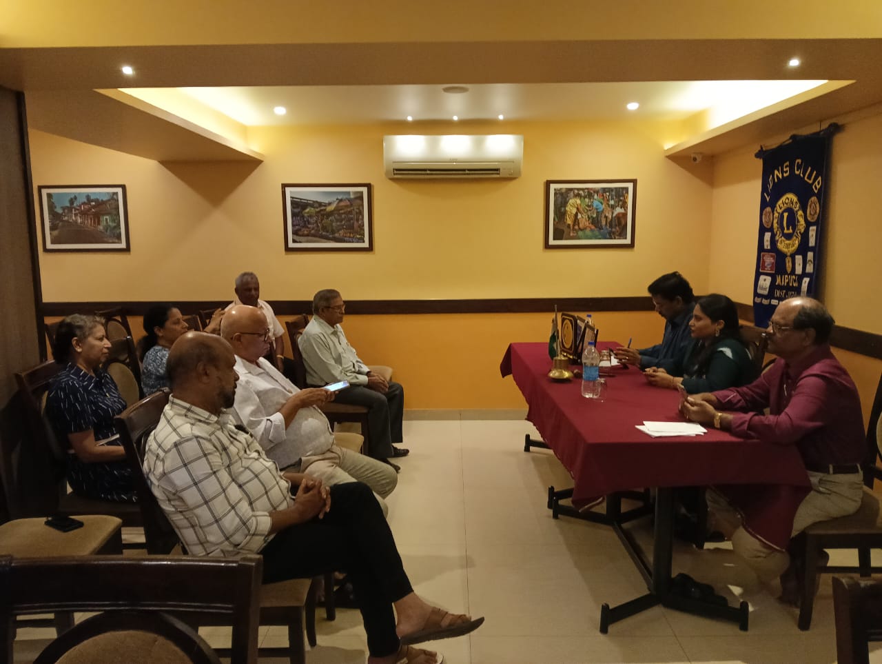 Conducting 1st General Body meeting for this Lionistic year