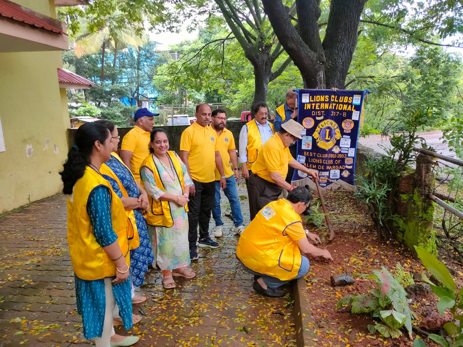 Tree Plantation at our Adopted Govt Primary School at Gogol on 26.07.2025.