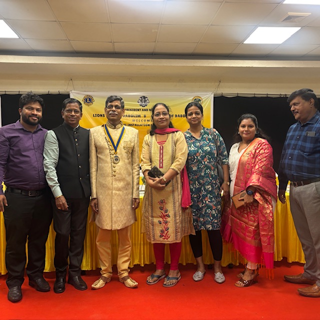 Members attended Dabolim installation ceremony