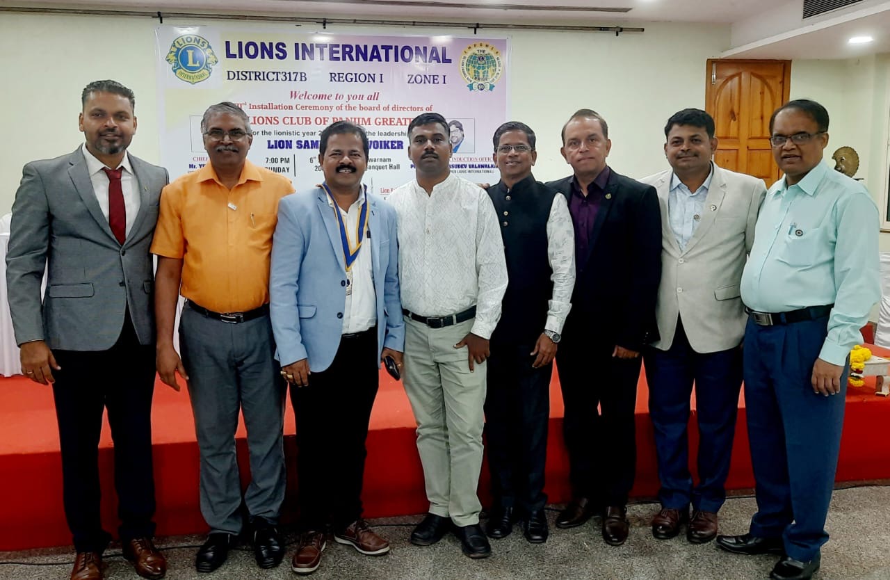 Members attended installation ceremony of Panjim greater club