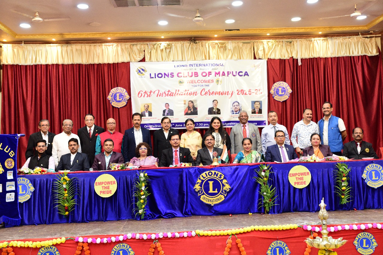 INSTALLATION OF LIONS CLUB MAPUCA