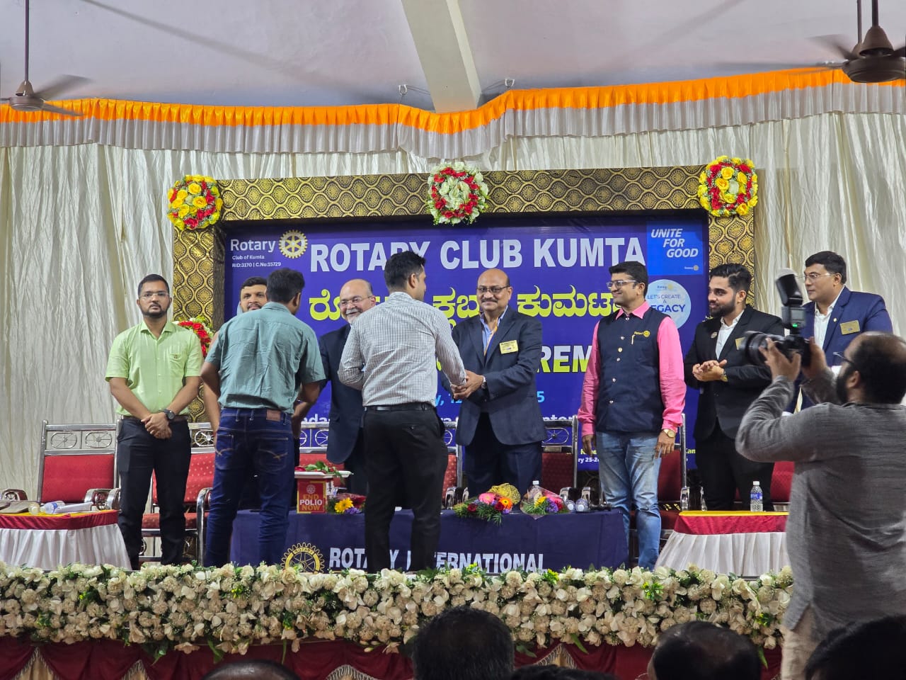 Other Club visit - Rotarty Club of Kumta Installation