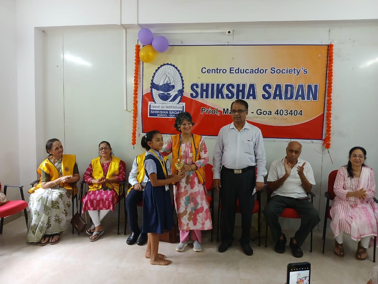 Vedic Maths (Part 1) Workshop for Std. V & VI students of Shiksha Sadan, Priol