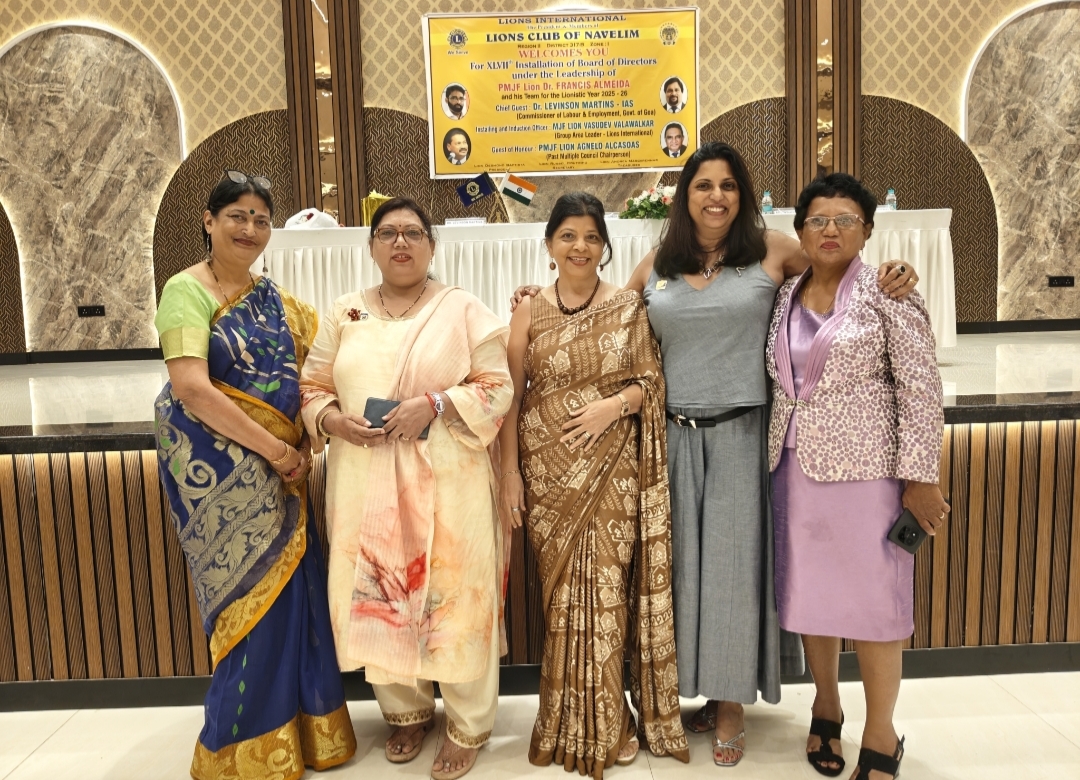 Attended the BOD Installation Ceremony of Lions Club of Navelim 