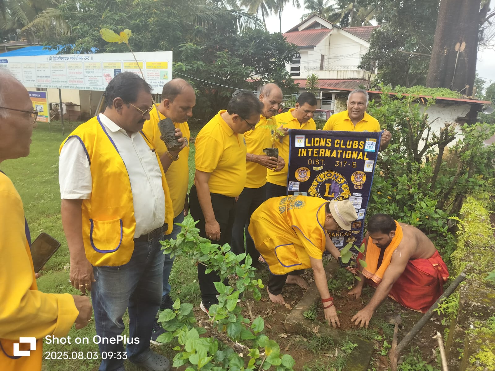 Tree Plantation at Shri. Siddhivinayak temple, Margao