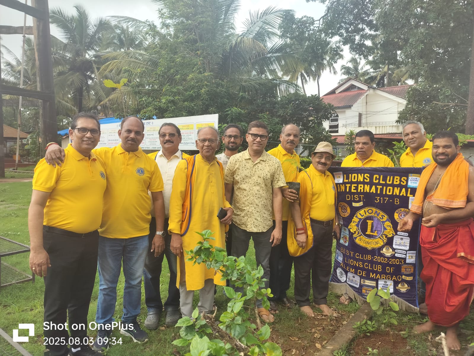 Tree Plantation at Shri. Siddhivinayak temple, Margao