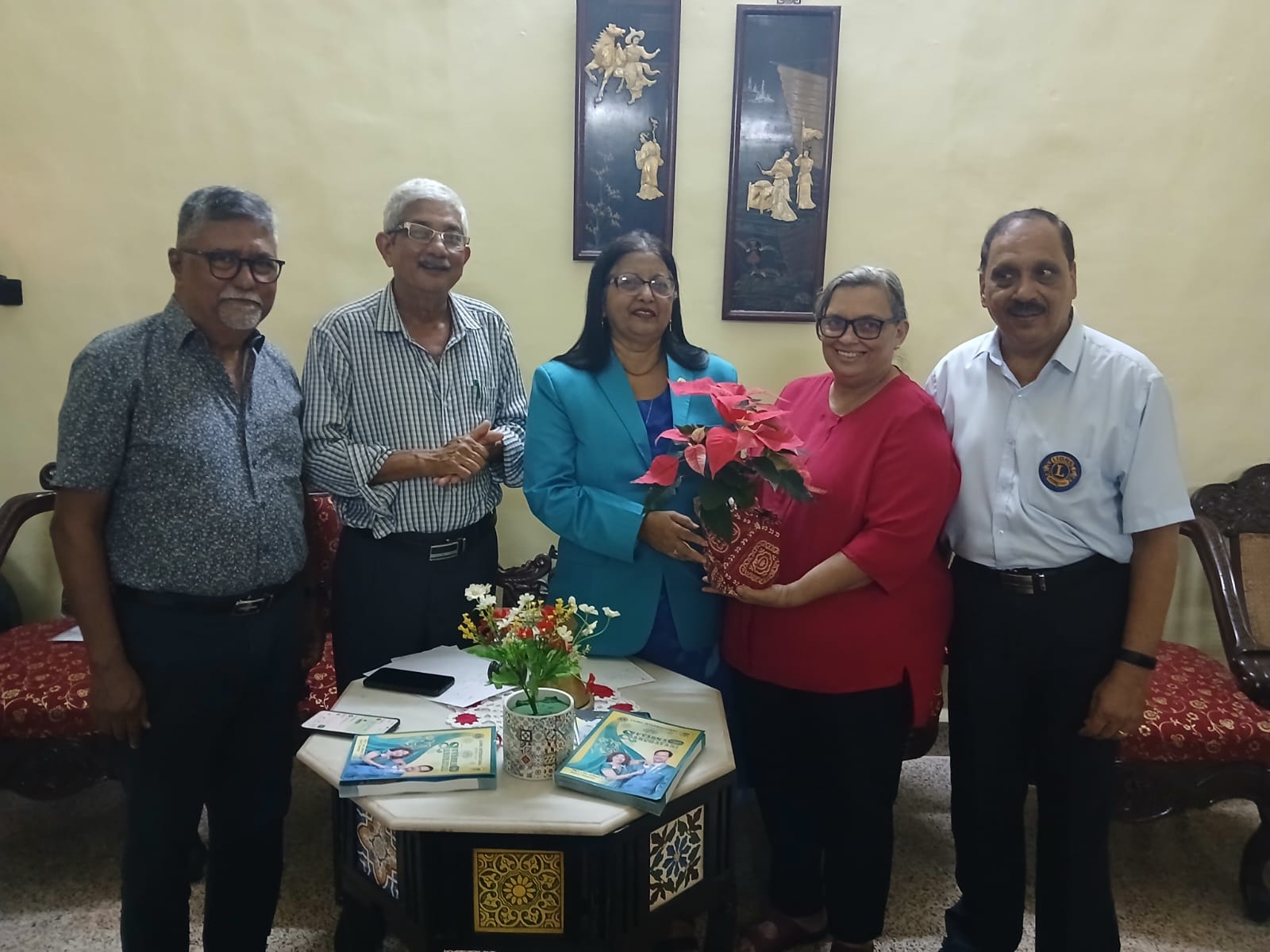 Completed ZC visit to Lions Club Of Loutolim