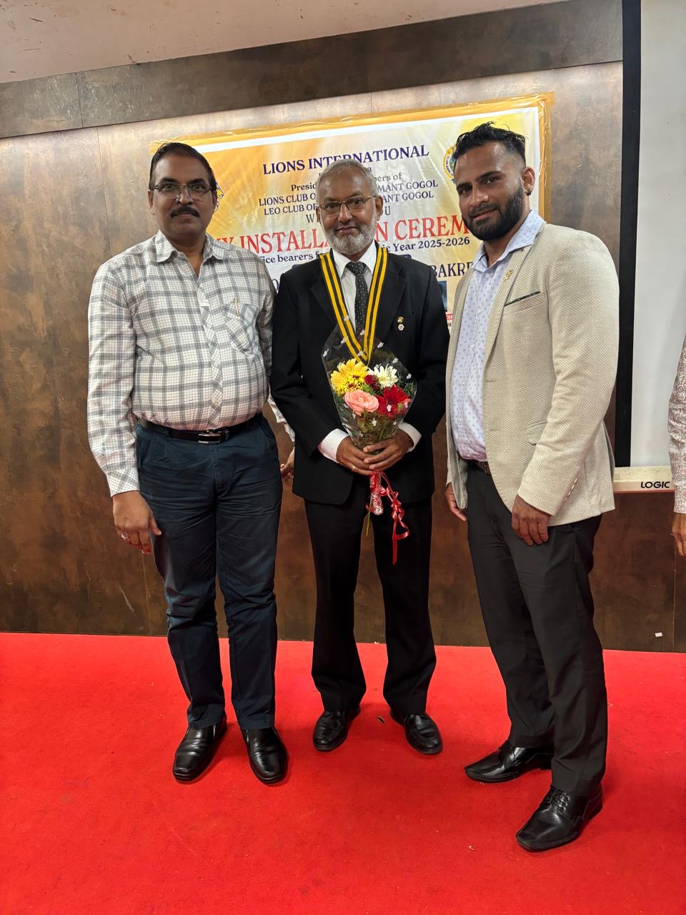 Attending BOD installation of LC Gomant Gogol