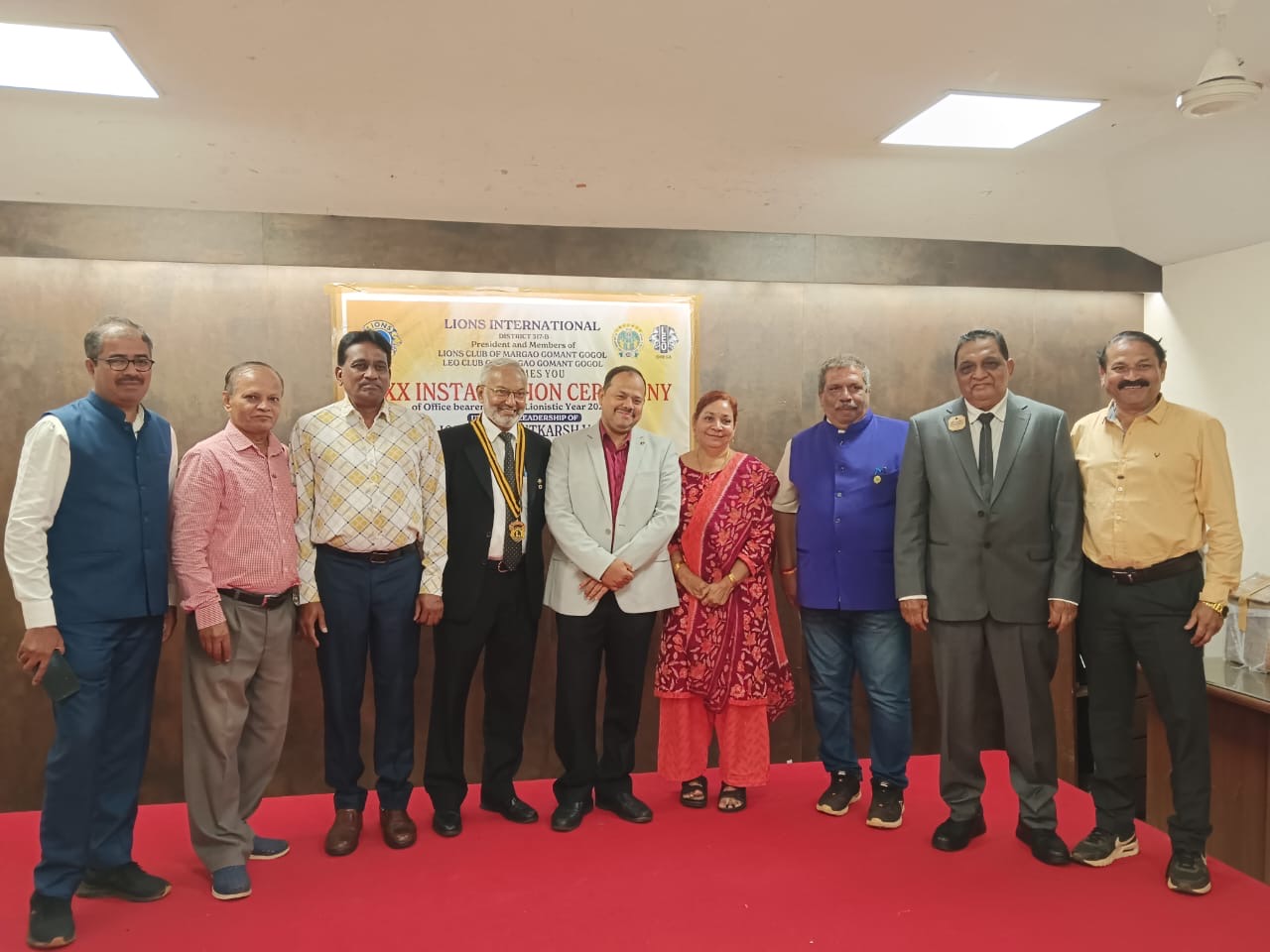 Attending BOD installation of LC Gomant Gogol