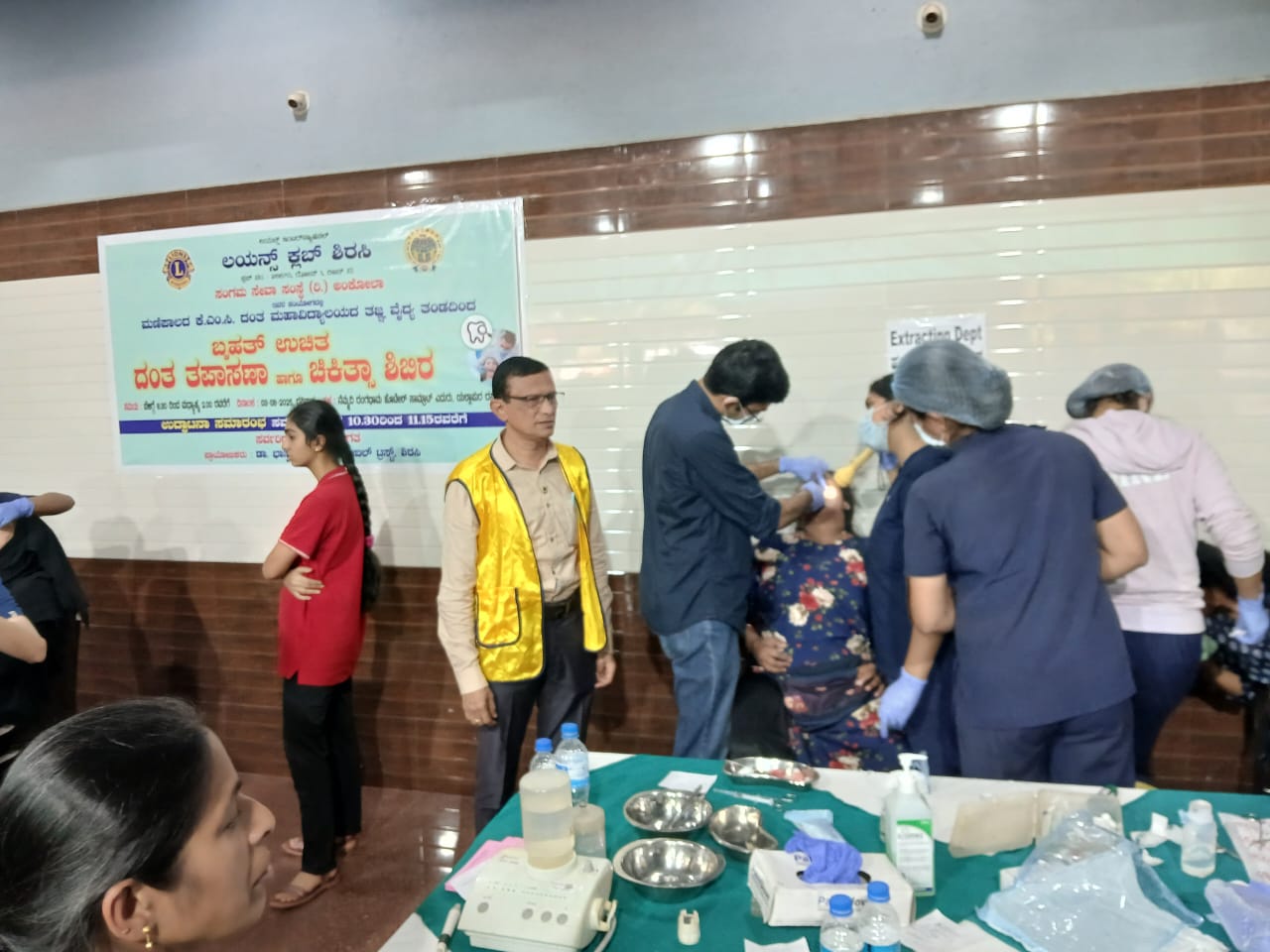 MEGA FREE DENTAL CHECK UP AND TREATMENT CAMP BY LIONS CLUB SIRSI