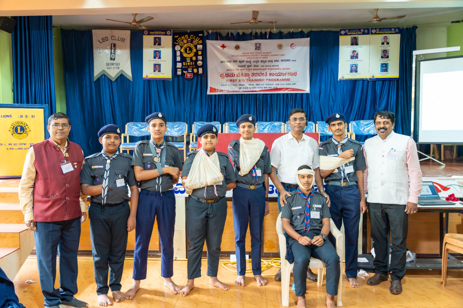FIRST AID TRAINING WORKSHOP WAS ORGANISED IN PARTNERSHIP WITH INDIAN RED CROSS ASSOCIATION