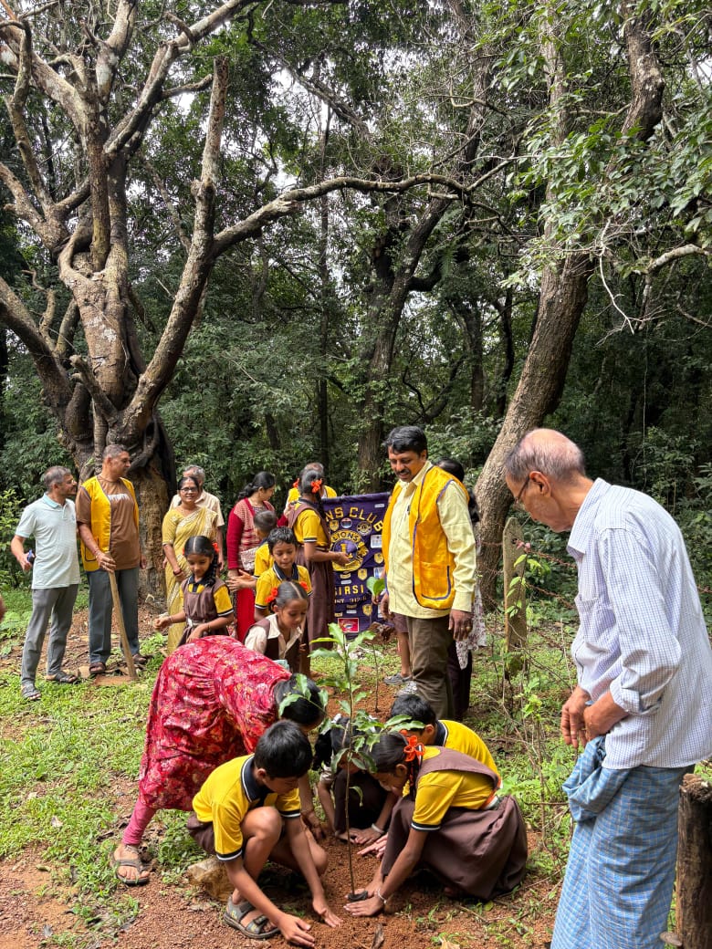 PLANTING TREE AT RURAL GOVERNMENT SCHOOL