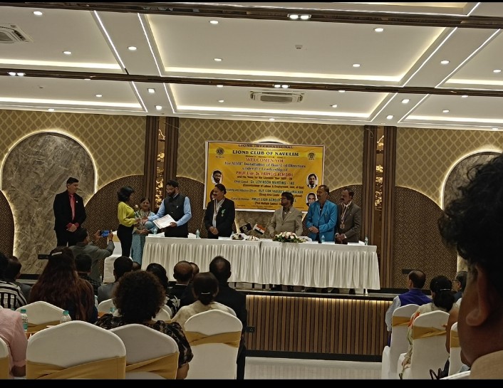 Attended Club Installation of Lions club of Navelim 