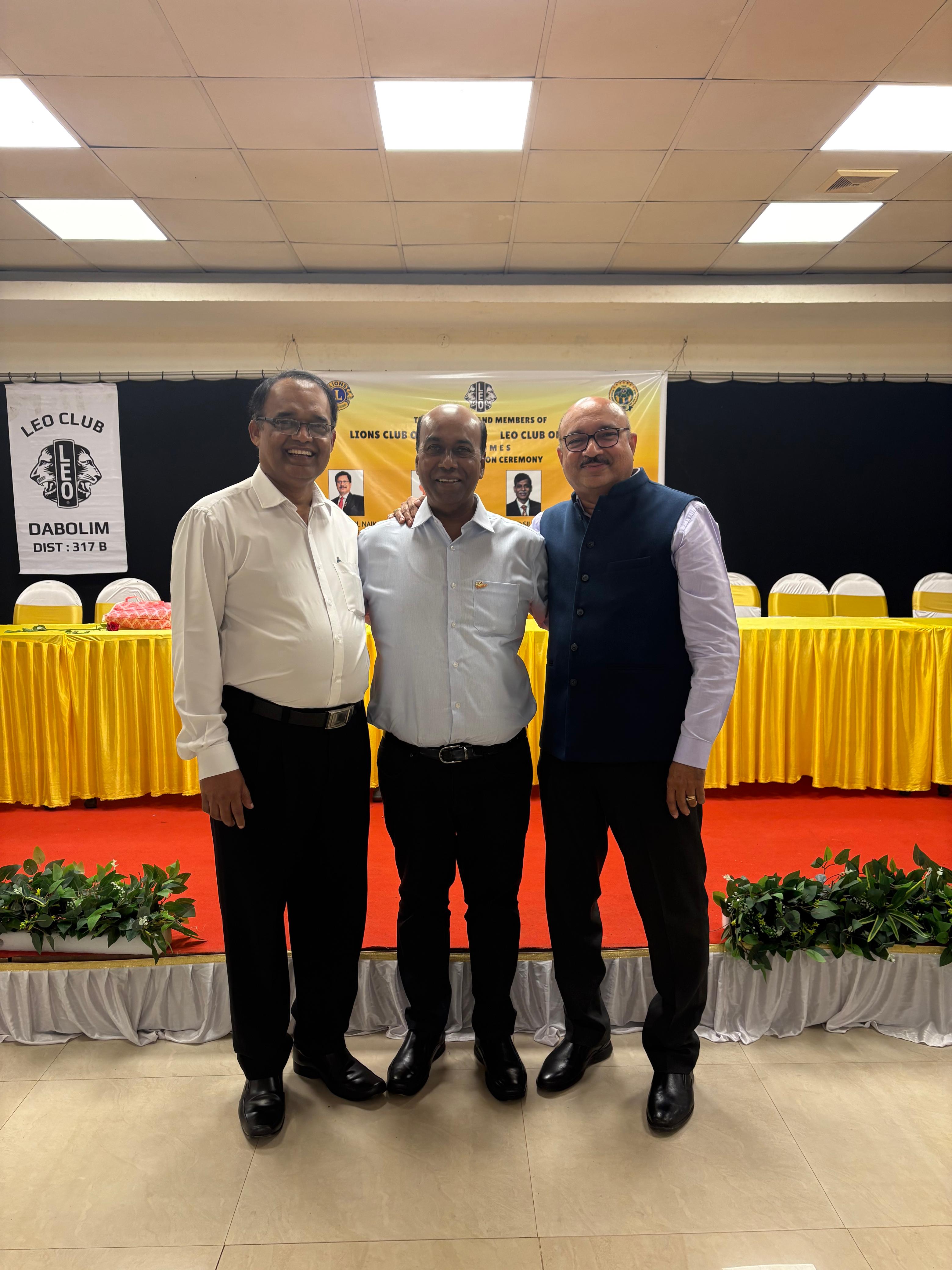 Mapus Elite PST attended the BOD installation 2025-2026 of Lion club of Dabolim in Dabolim on 5/7/25 