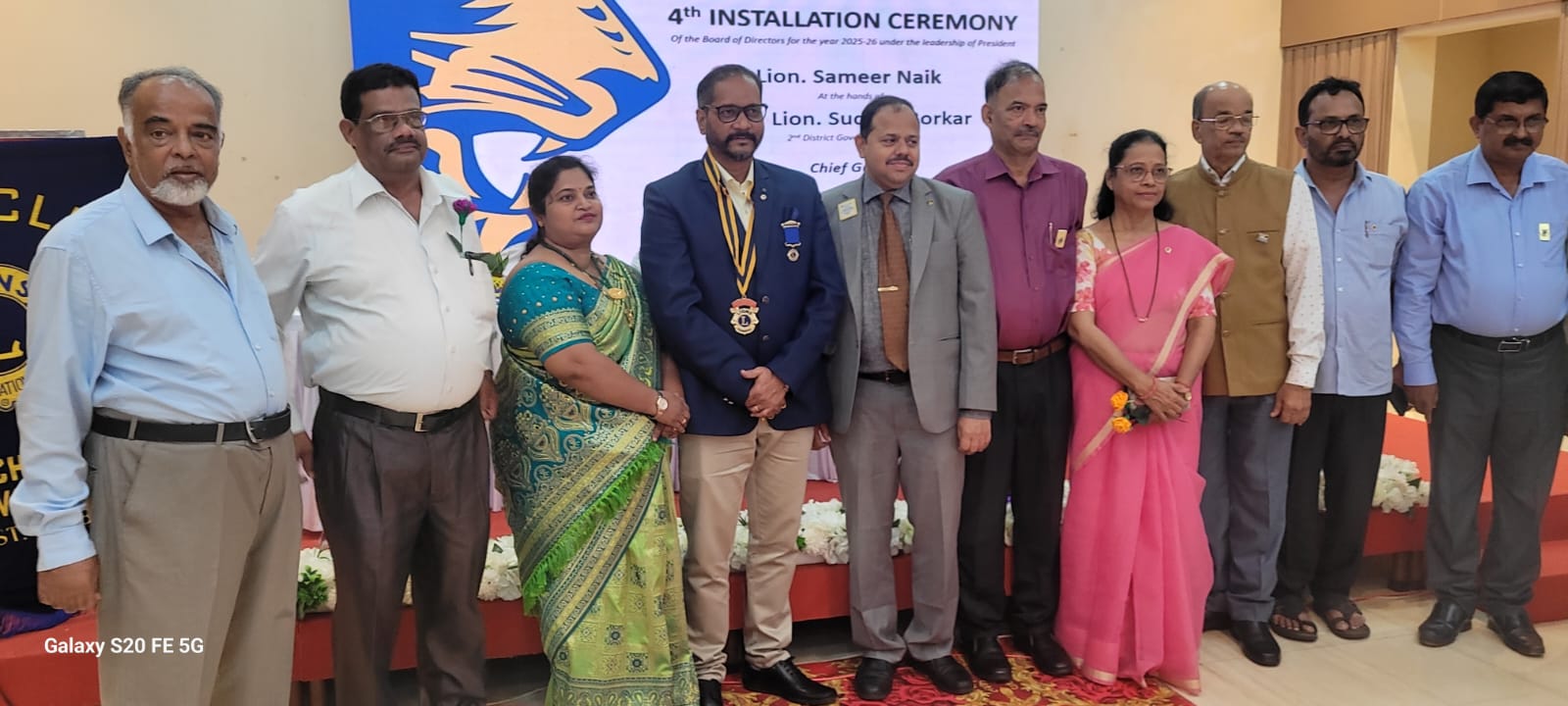 Ponda club installation ceremony