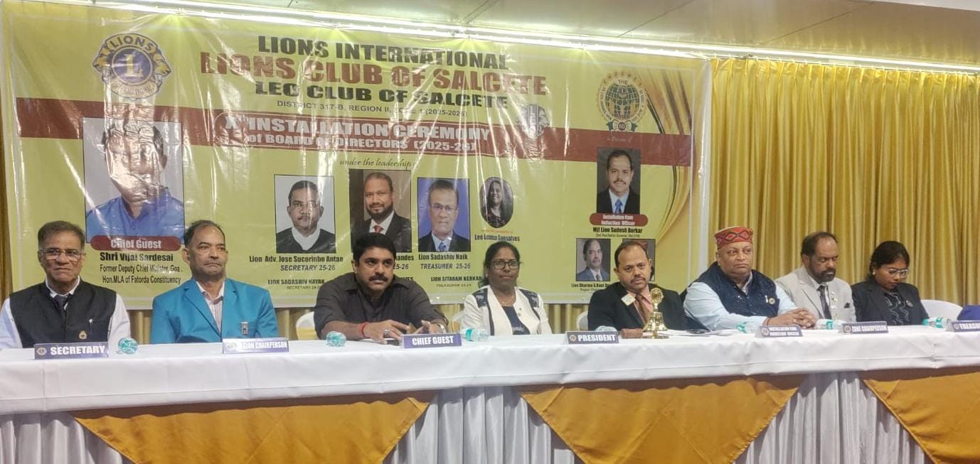 Attended LC Salcette Installation Ceremony