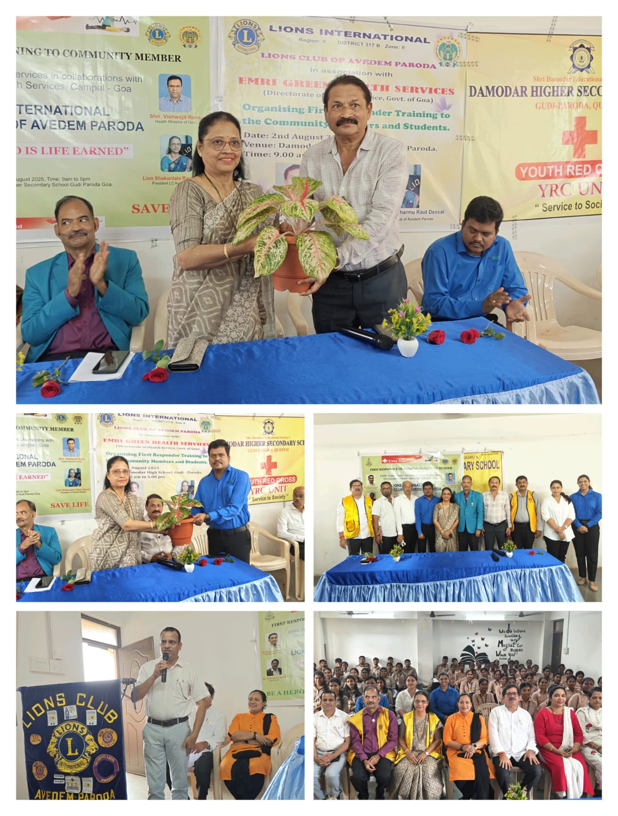 First Responder Training Program.