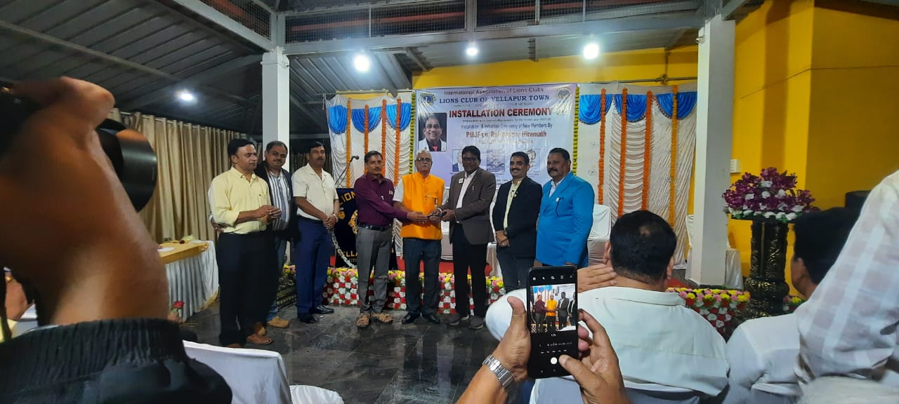 Lions Club Of Yellapur Town Cabinet Instalation