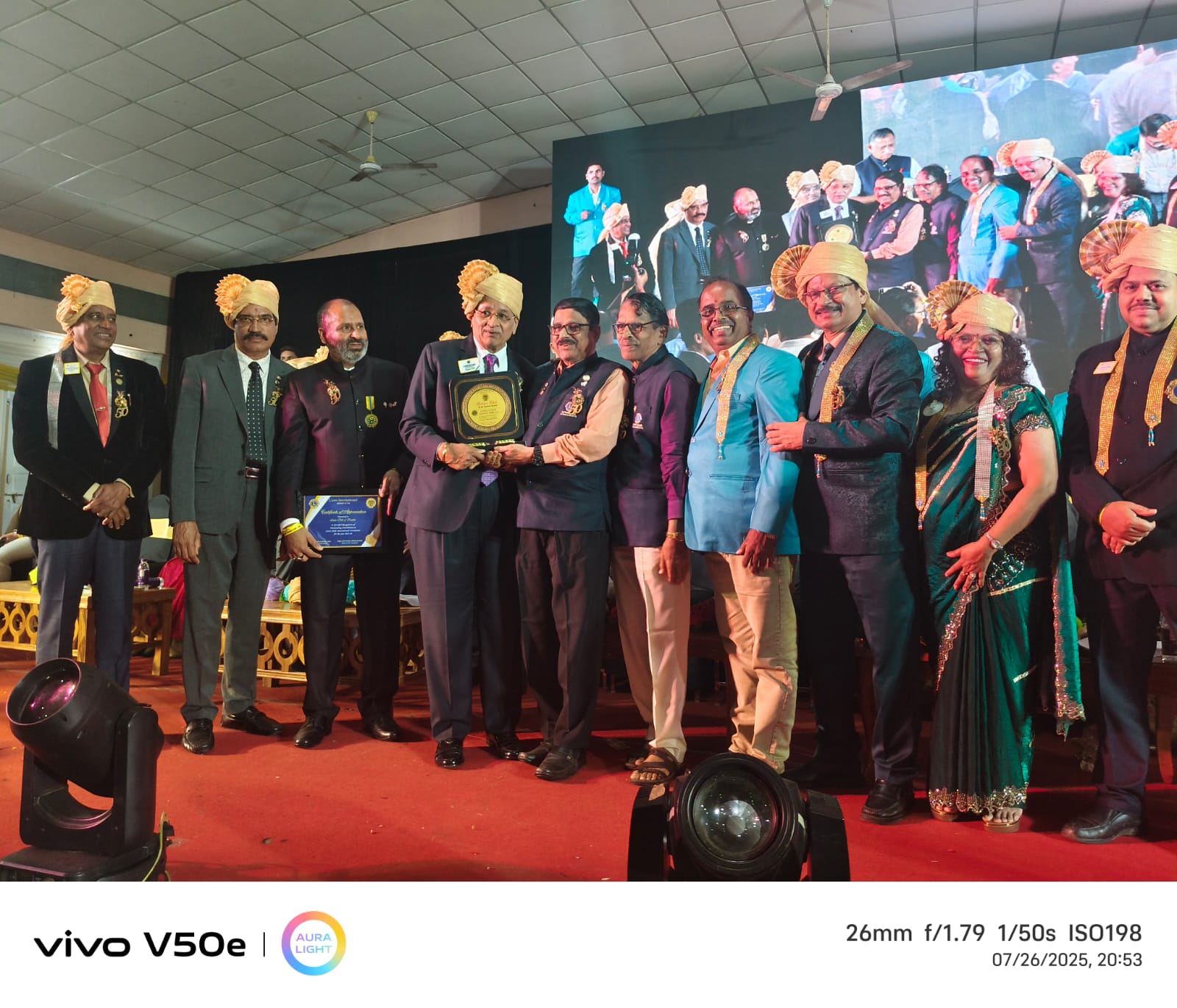 *Golden Jubilee Year Lions District Installation Ceremony at Ponda