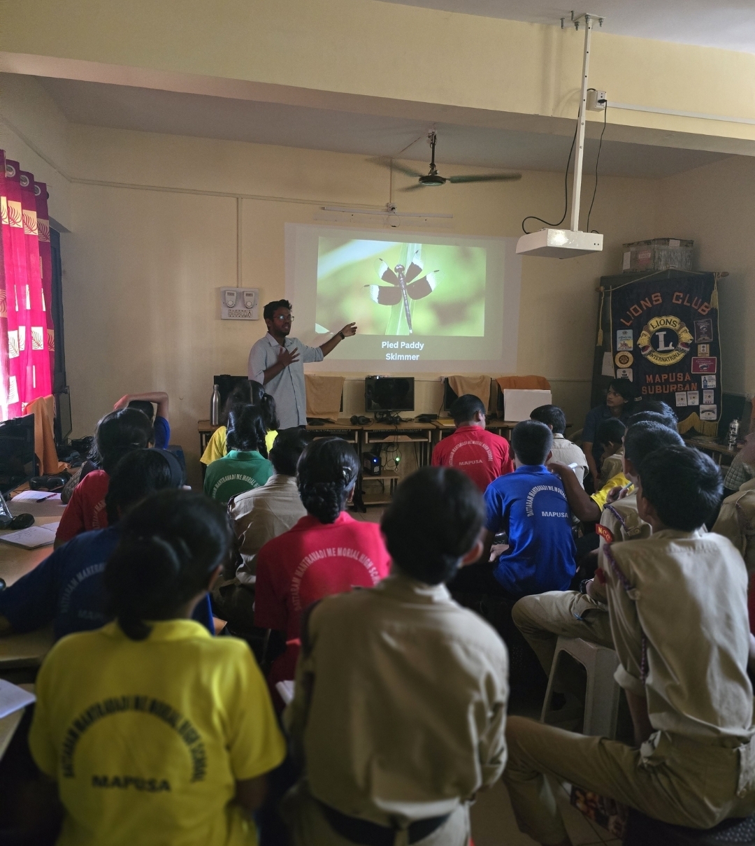 Biodiversity workshop at mantrawadi high school for the 8th std