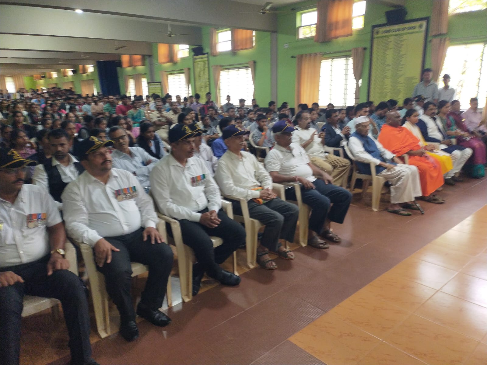 ATTENDANCE IN STATE LEVEL QUIZ COMPETITION FOR SCHOOL CHILDREN BY LIONS CLUB SIRSI