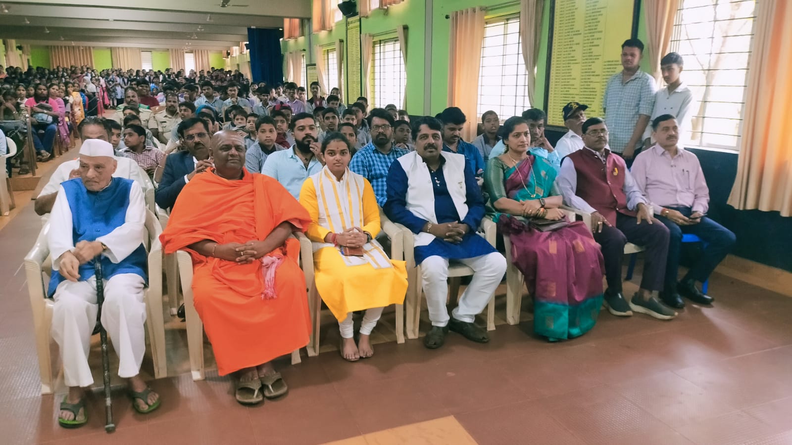 ATTENDANCE IN STATE LEVEL QUIZ COMPETITION FOR SCHOOL CHILDREN BY LIONS CLUB SIRSI