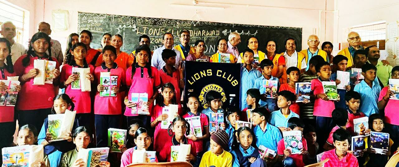 Free Distribution of notebooks and pens