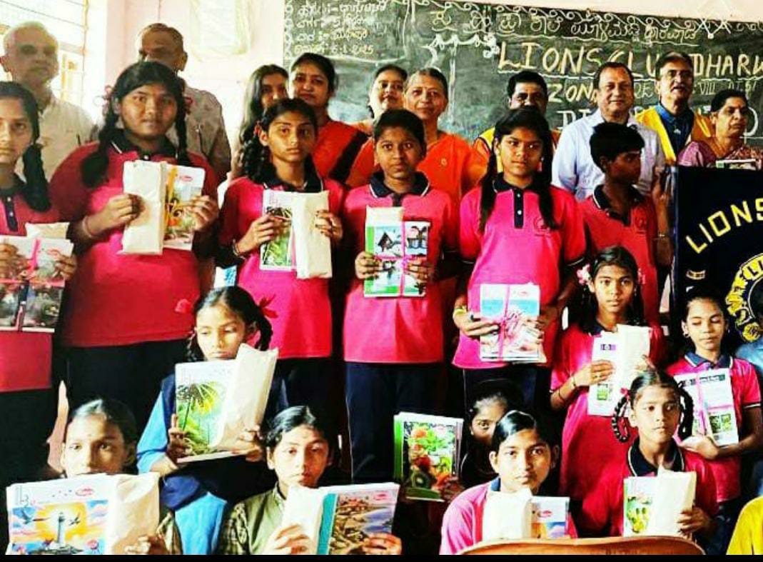 Free Distribution of sanitary napkins