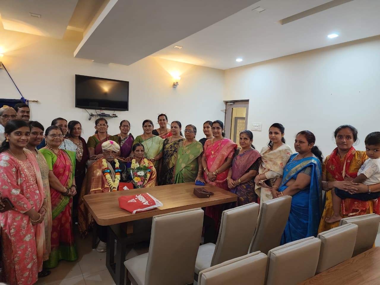 FELICITATING THE SENIOR CITIZENS