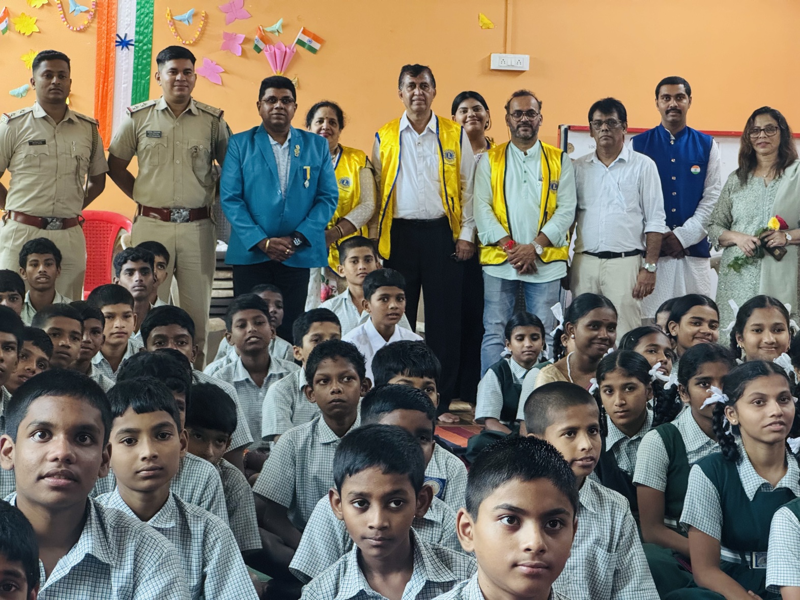 On 15th August Attended the club activity of Lions club of Ponda Mid town