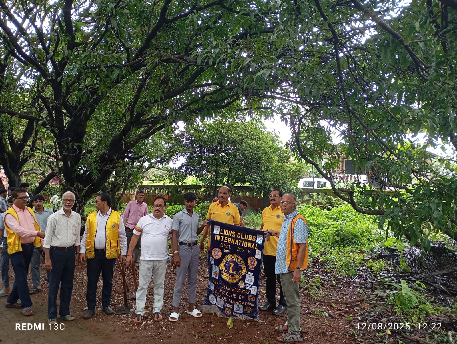 Tree Plantation at Govt Higher secondary school, Sanguem