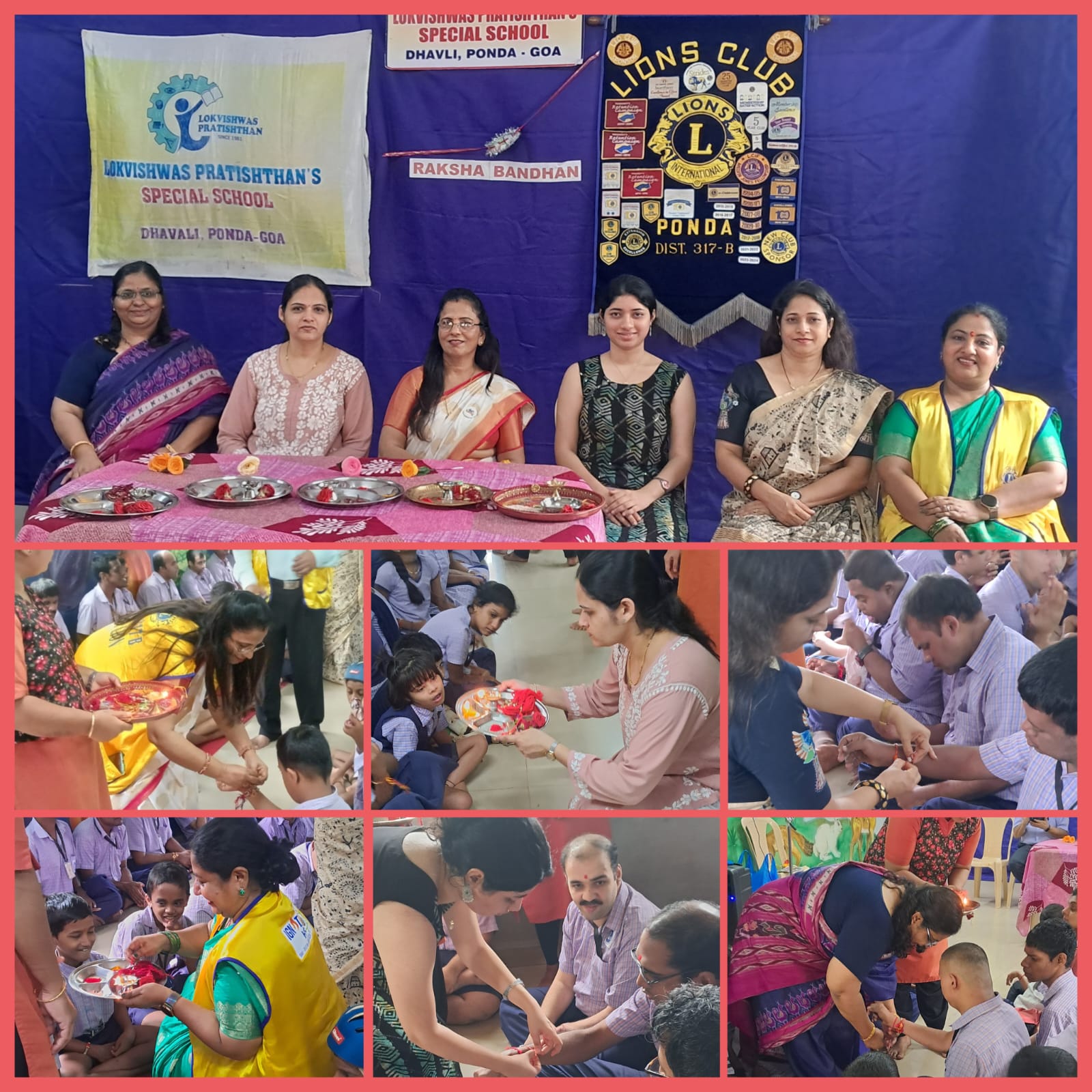 Rakshabandhan with Specially Abled Children of Lokvishwas Pratishthan School