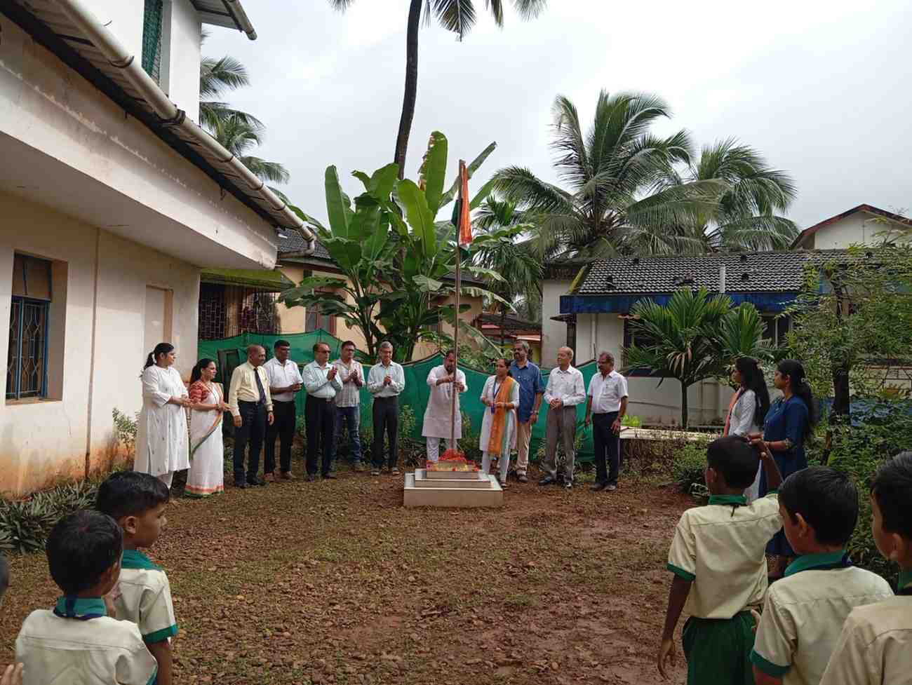 Flag Hoisting at Lions KG & Primary School