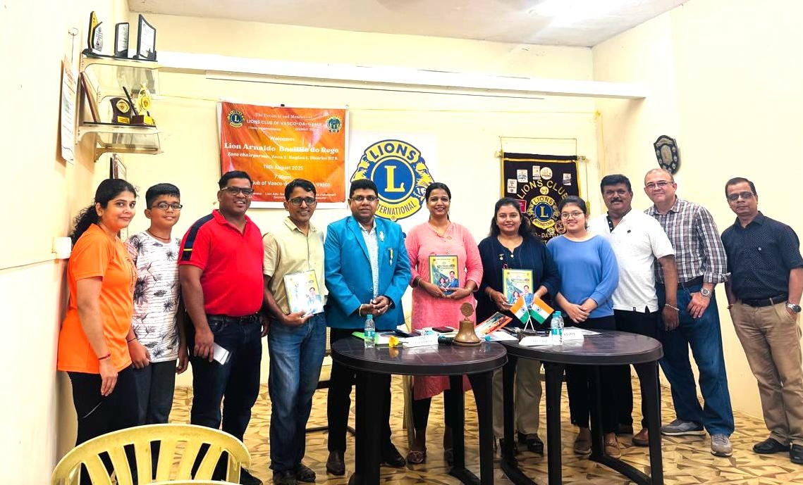As a Zone  Chairprson of zone I  Region II payed my  official visit to lions club of Vasco Da Gama. on 16th August 2025