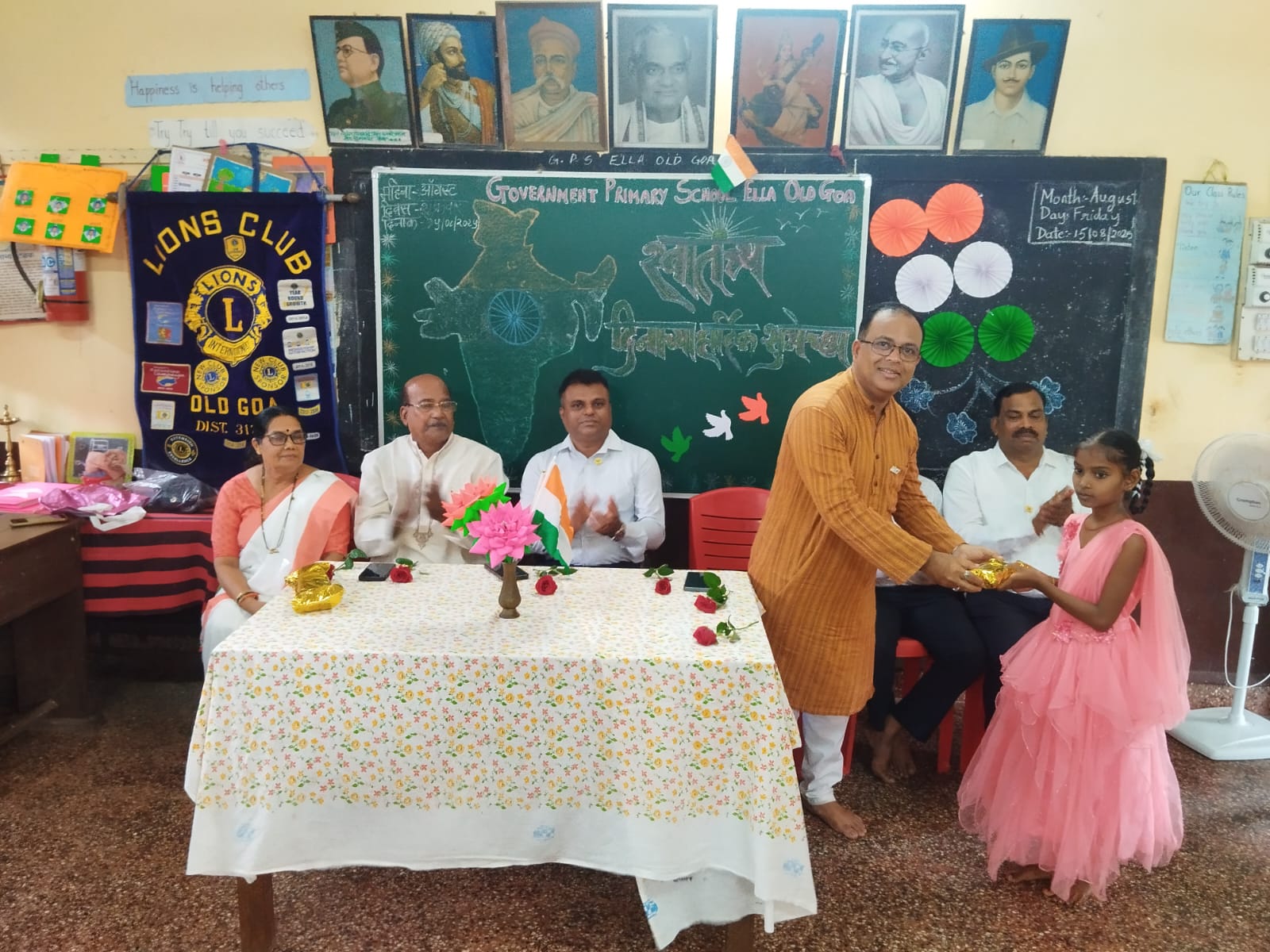 Elocution competition was conducted for students