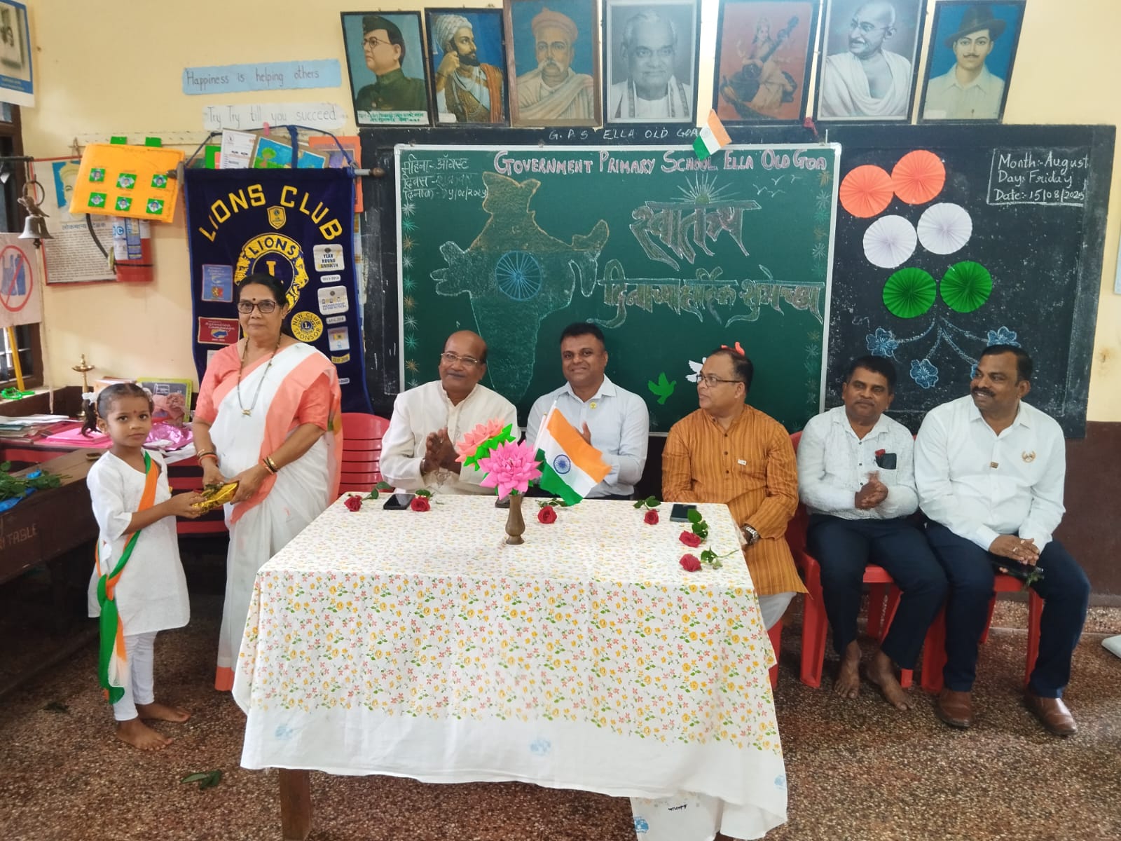 Elocution competition was conducted for students