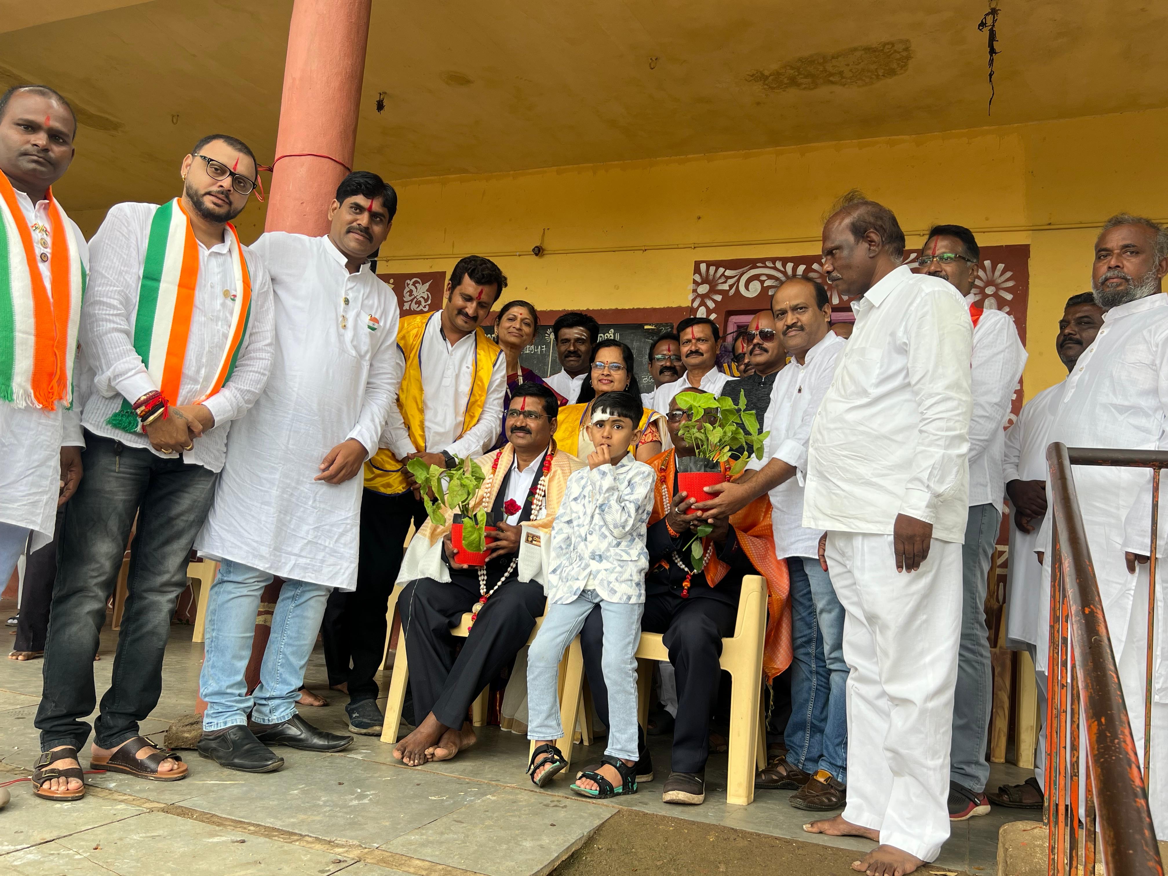 Feliciated 2 Ex-armies on the occasion of Independence Day 