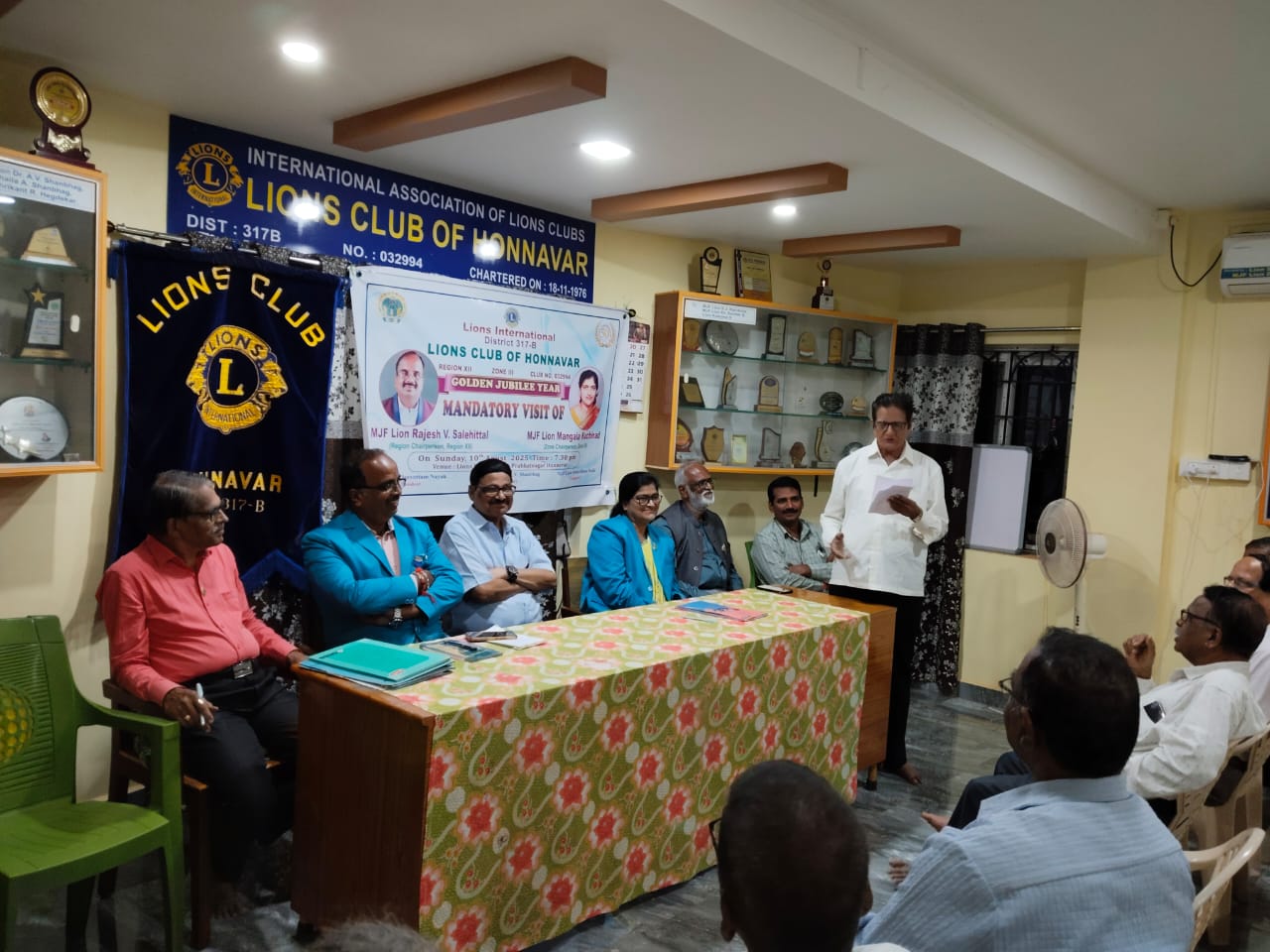Mandatory visit to Lions club of Honavar