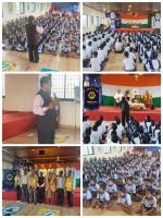 Conducted Swachh Bharat talk at Shanta Vidyalaya high School at Sodim Soilim   