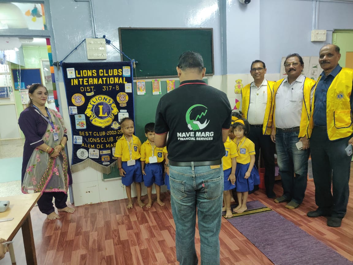 *Little Stars Vision Screening Camp* by Lions club of Alem De Margao held at Mahila & Nutan English High school Comba Margao Goa on *22nd August 2025. 