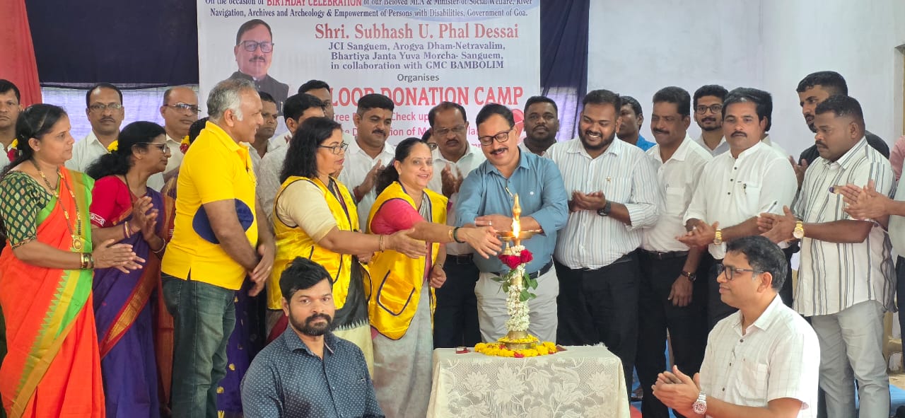 Visit of District Chairperson for Breast Cancer Screening MJF Lion Gloria Fernandes during Breast Cancer Screening camp 