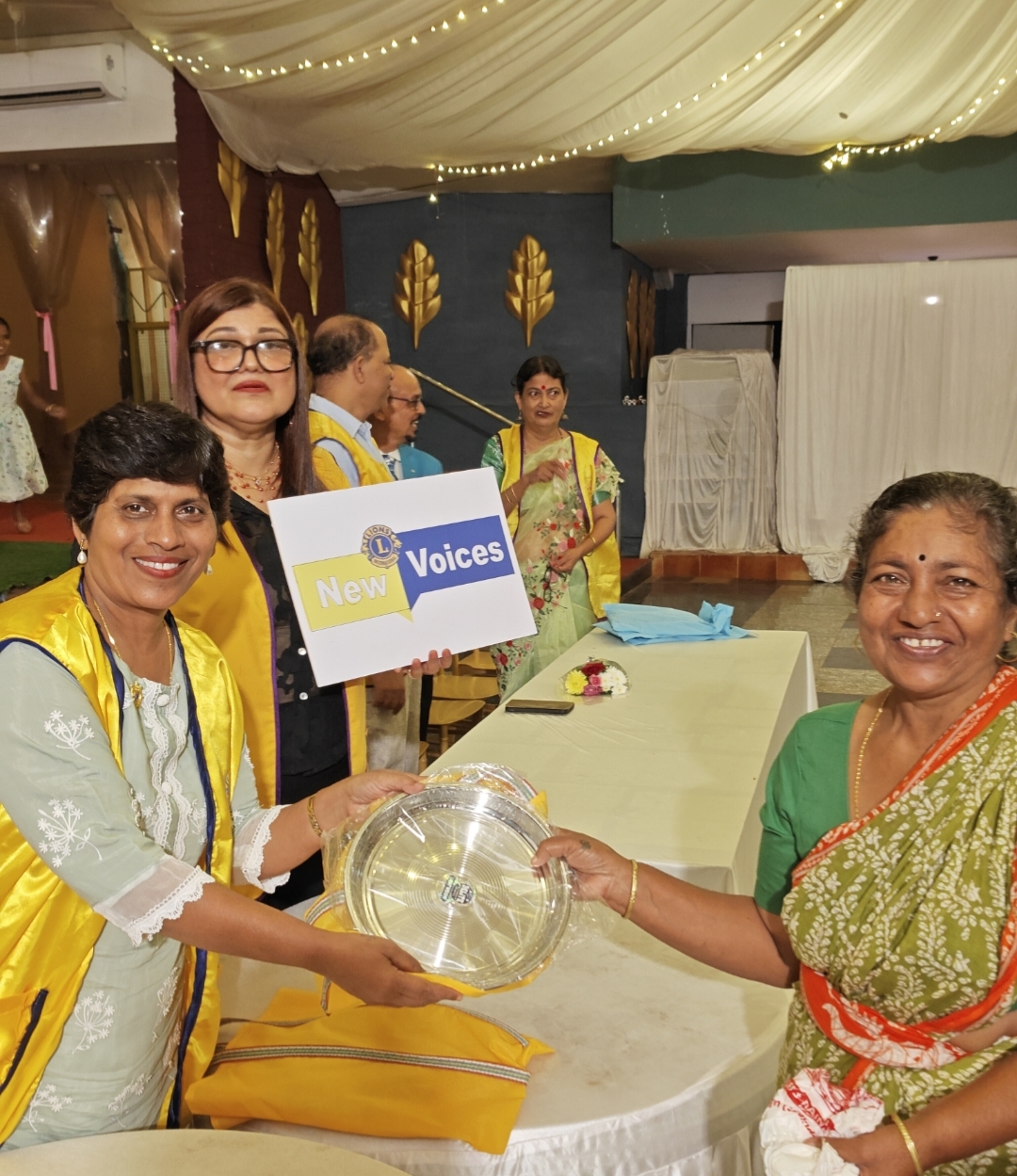 Annual distribution of Ganesh Chaturthi hampers to 30 Village ladies in adopted village of Sulbhat Pilar 