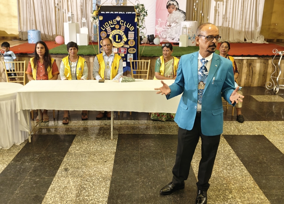 Mandatory visit of Zone Chairperson MJF Lion Richard Pinto.