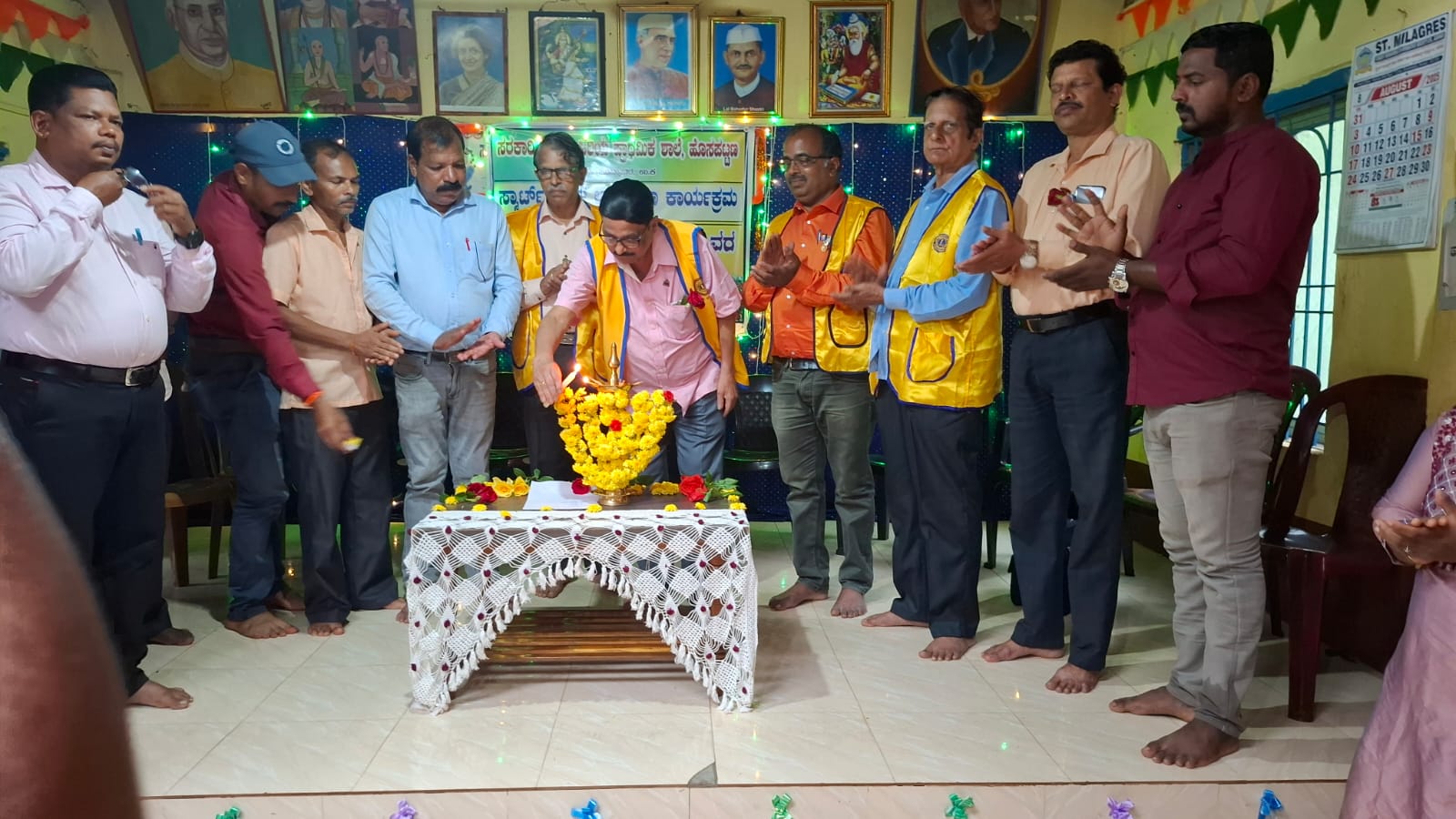 Distribution of SMART TV to GHPS , Hosapattana, 