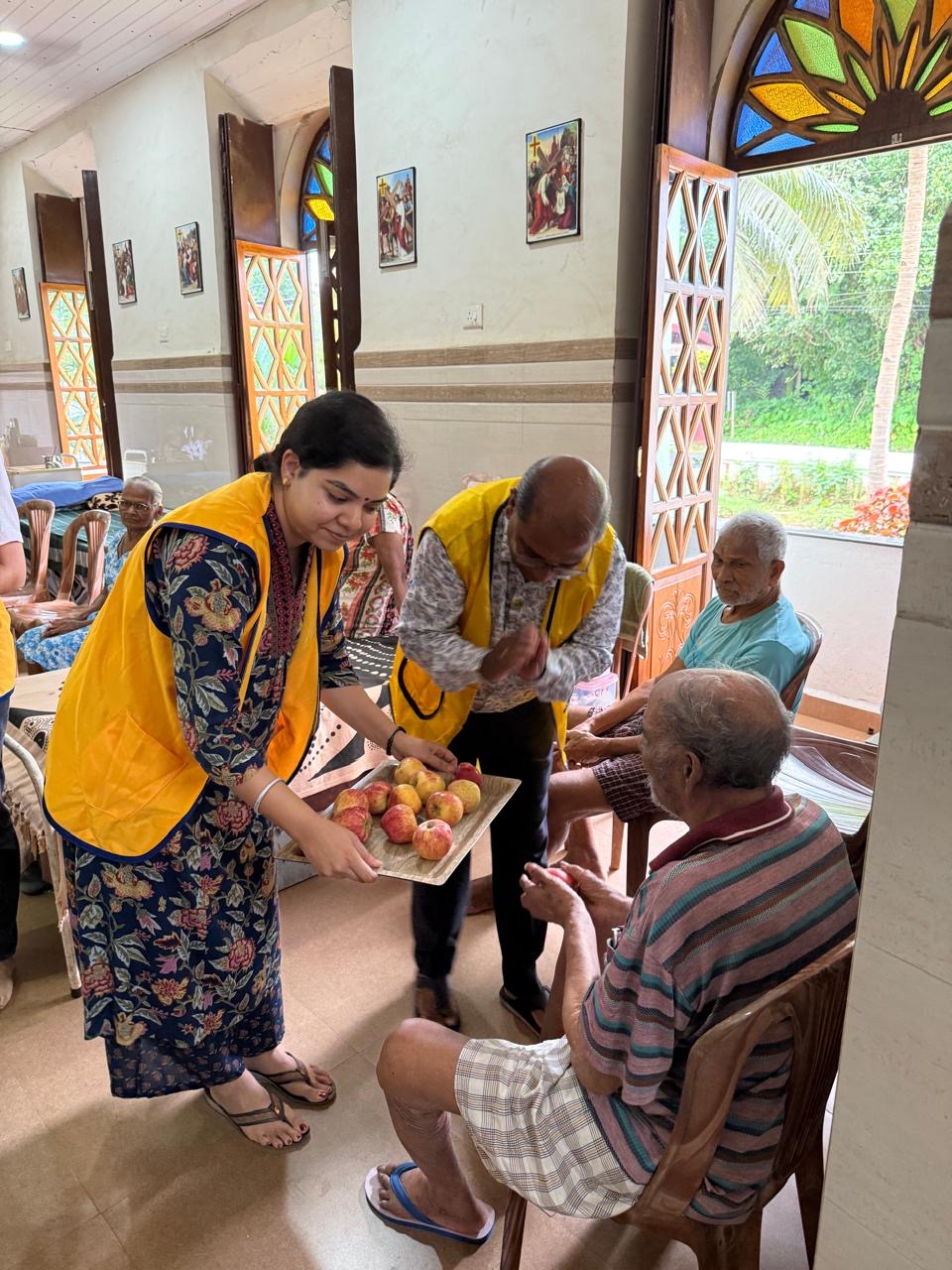Food Donation for Old Age Home at Chandor Margao on 02nd August 2025