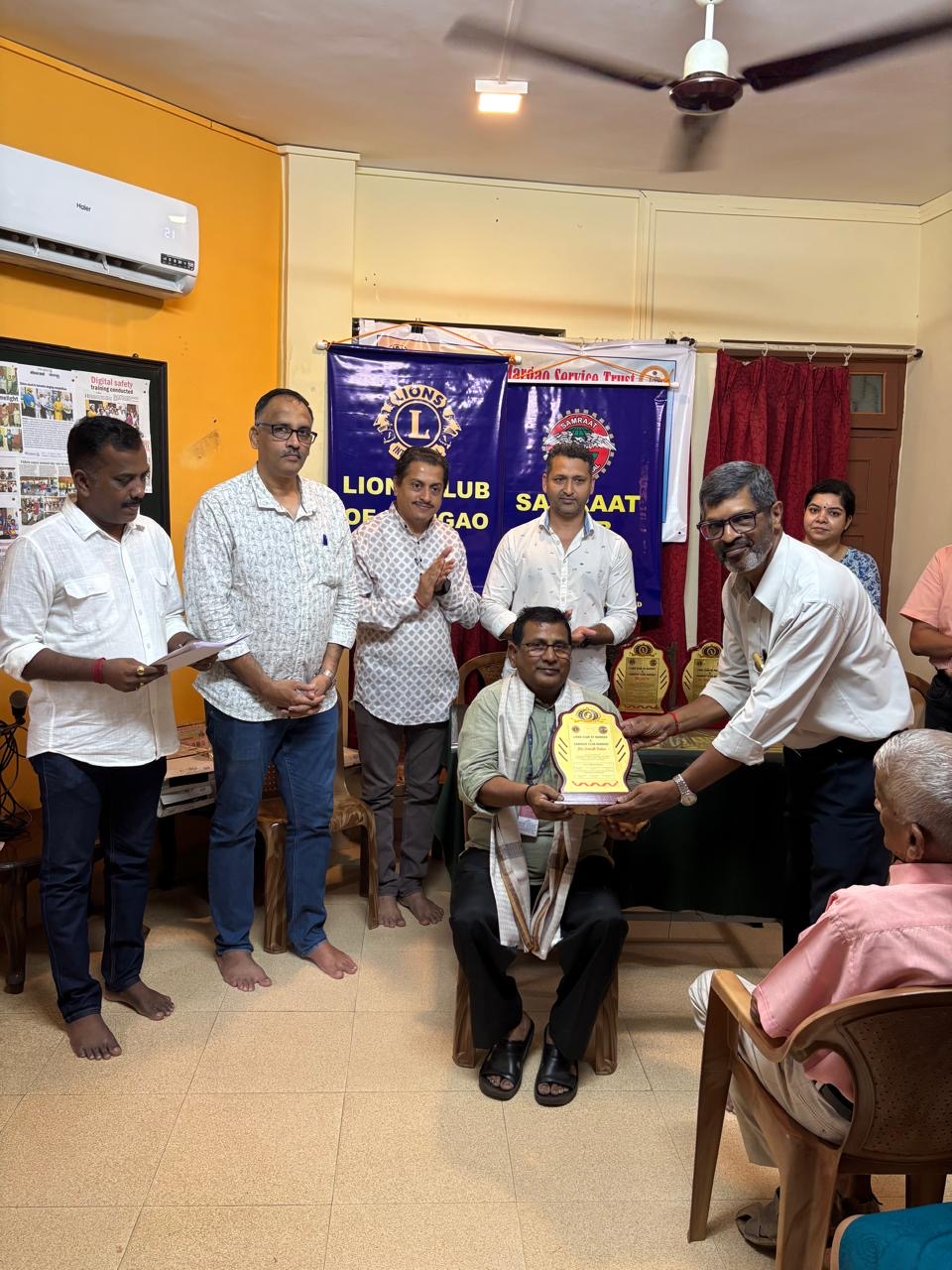 Celebration of Patrakar Divas on 05th August 2025 @ Senior Citizens Recreation Center Margao